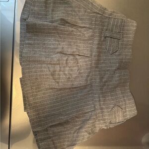 Abercrombie Kids Gray Pinstriped Skort.